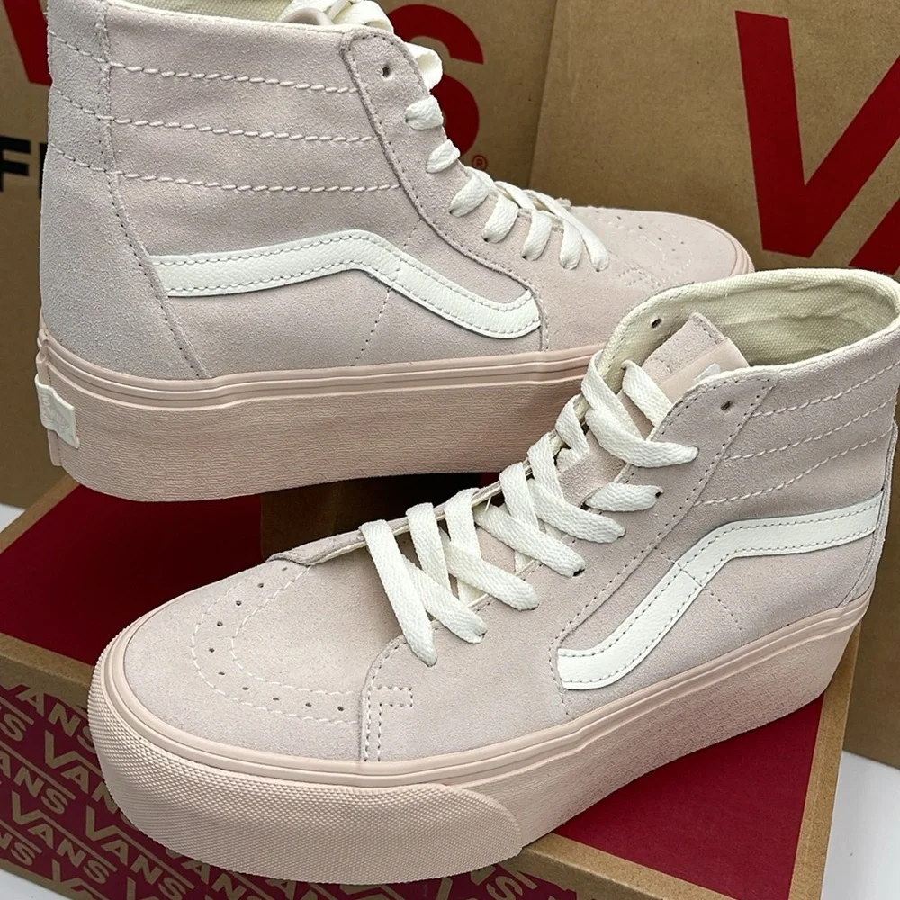 Vans WMNS Sk8-Hi Tapered Stacked Suede Shell VN0A5JMKBXO Platforms Sneakers